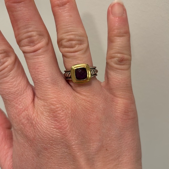 David Yurman Ring | Purple Amethyst | Size 5.5 - Picture 5 of 5